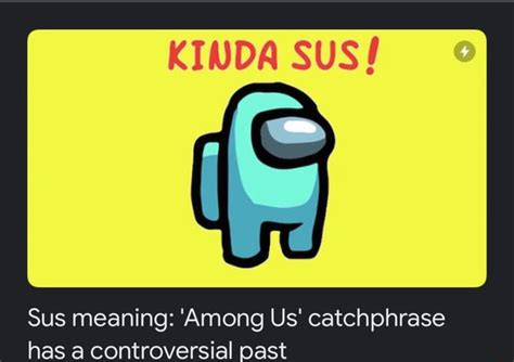 Sus meaning: 'Among Us' catchphrase has a .